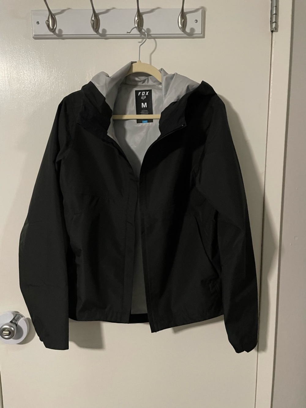 Fox Black Ranger Jacket with Light Gray Hood Lining